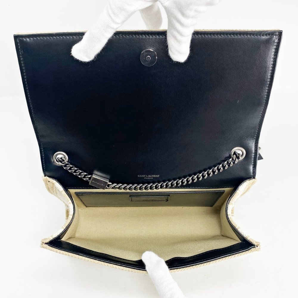 Saint Laurent Monogram Medium Kate Cross Body Bag - Picture 6 of 9
